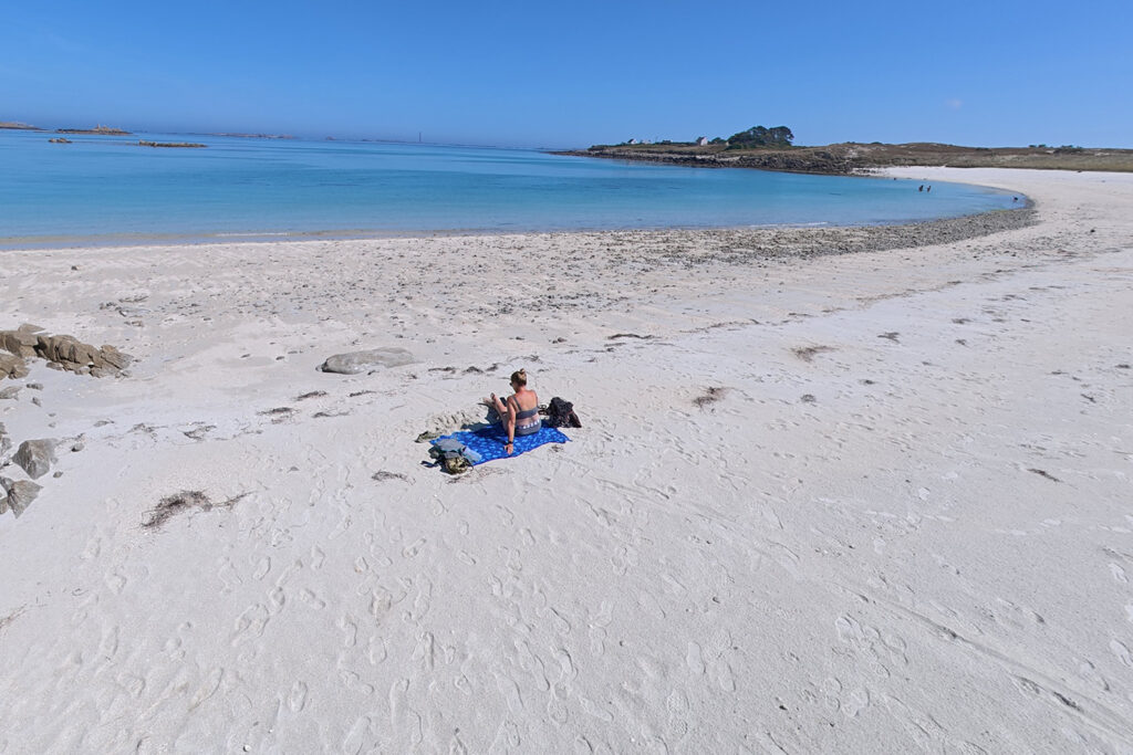 La plage des Anges à Landéda