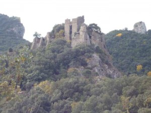 Les ruines du château de Durfort.